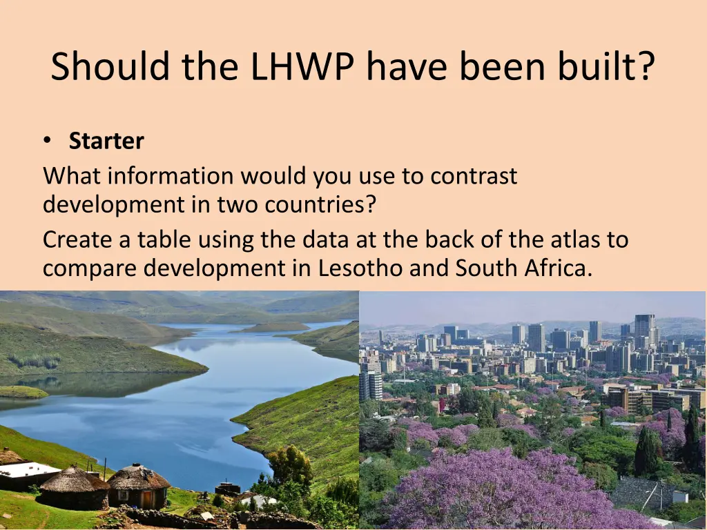 should the lhwp have been built 9