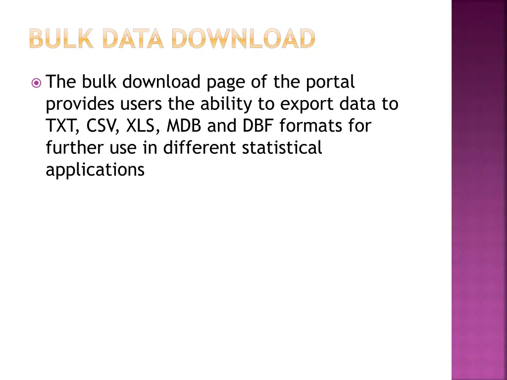 bulk data download