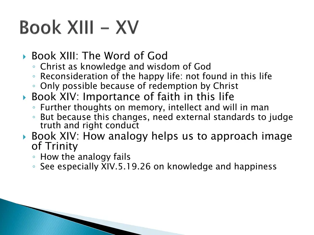 book xiii the word of god christ as knowledge