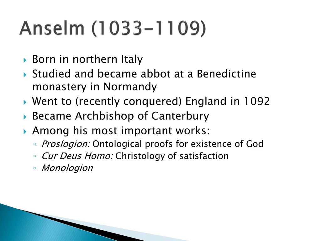 born in northern italy studied and became abbot