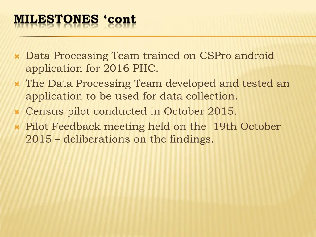 data processing team trained on cspro android