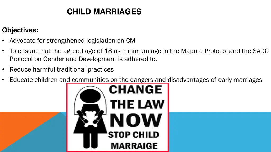 child marriages