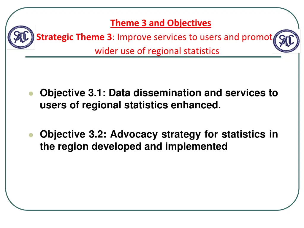 theme 3 and objectives