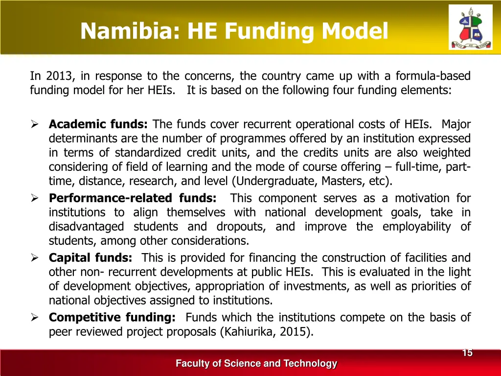 namibia he funding model 1