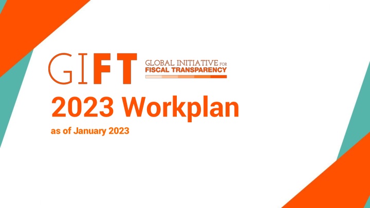 2023 workplan as of january 2023