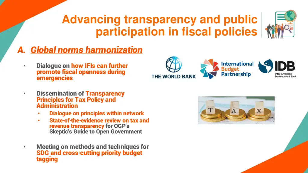 advancing transparency and public participation