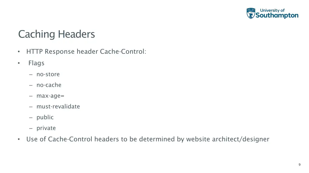 caching headers