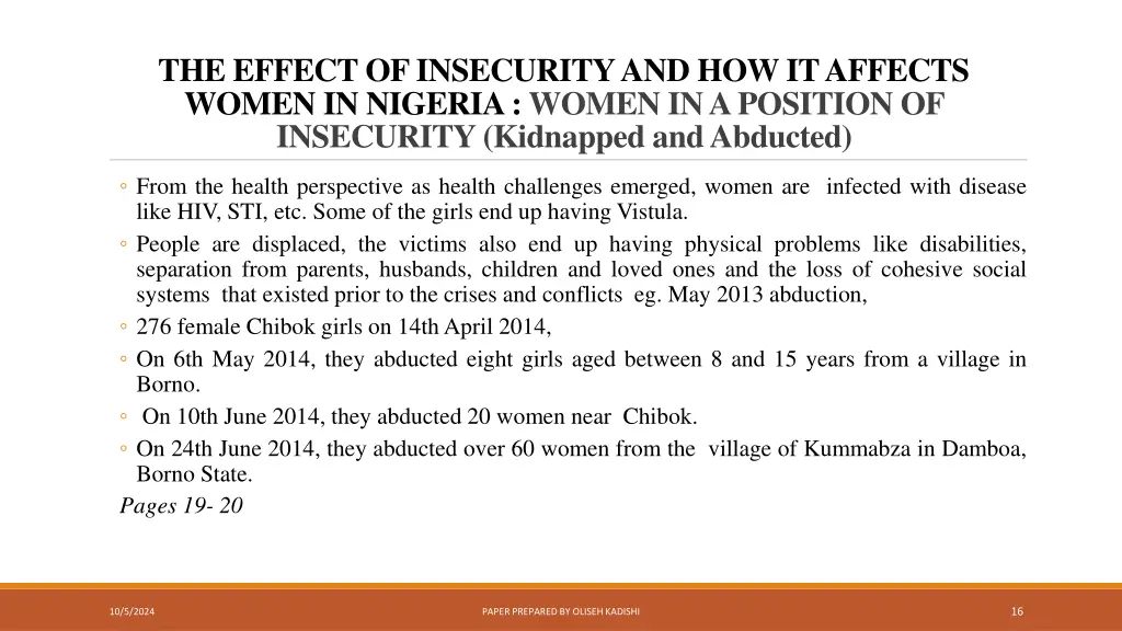 the effect of insecurity and how it affects women 2