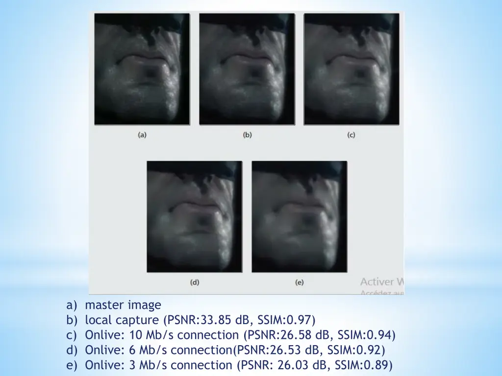 a master image b local capture psnr 33 85 db ssim