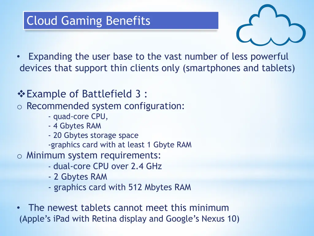 cloud gaming benefits