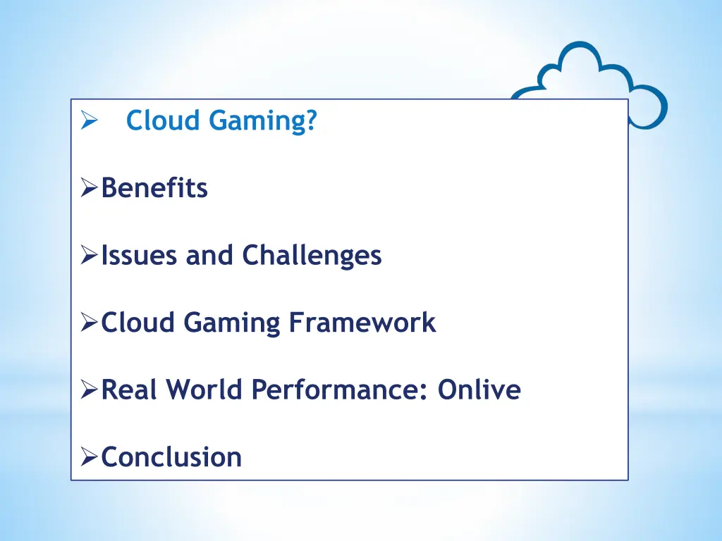 cloud gaming