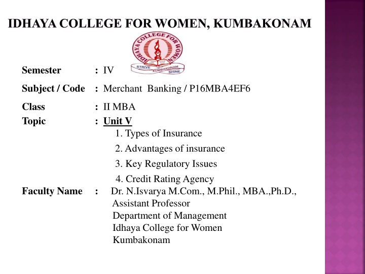 idhaya college for women kumbakonam