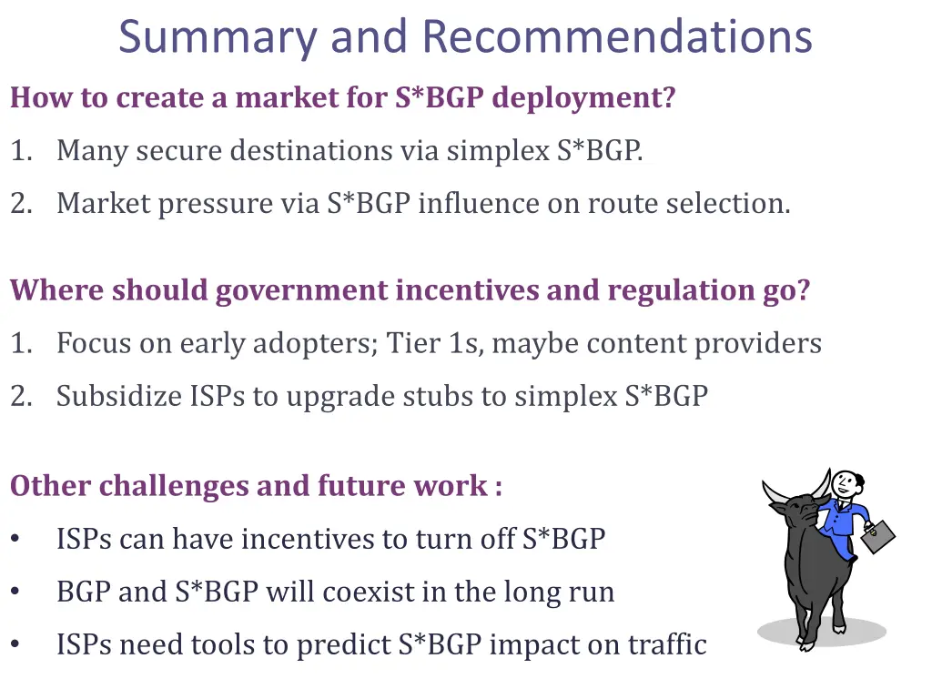 summary and recommendations how to create