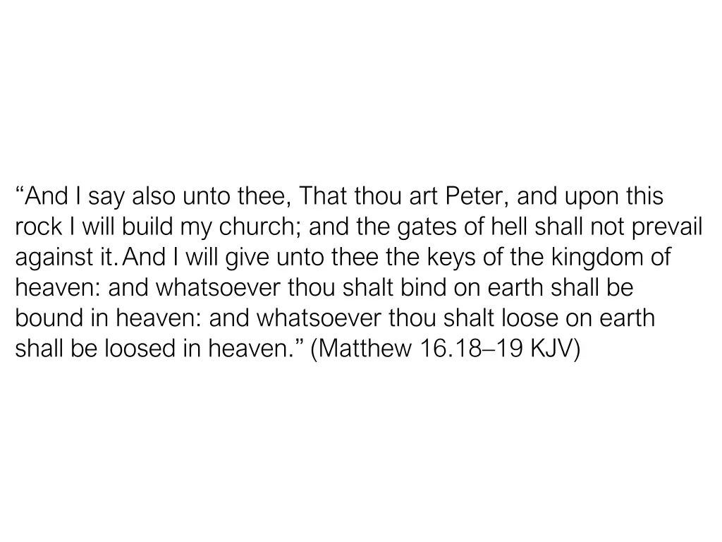 and i say also unto thee that thou art peter