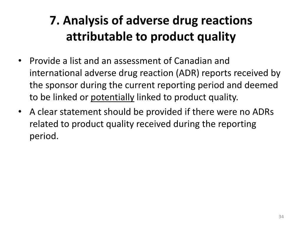 7 analysis of adverse drug reactions attributable