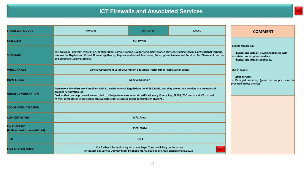 ict firewalls and associated services