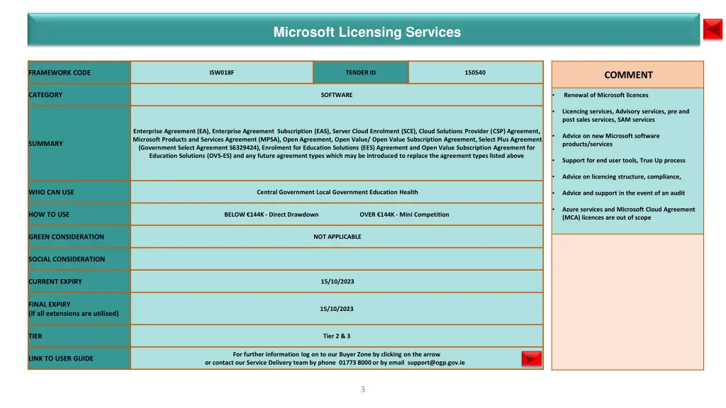 microsoft licensing services