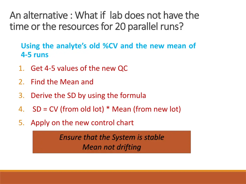 an alternative what if lab does not have