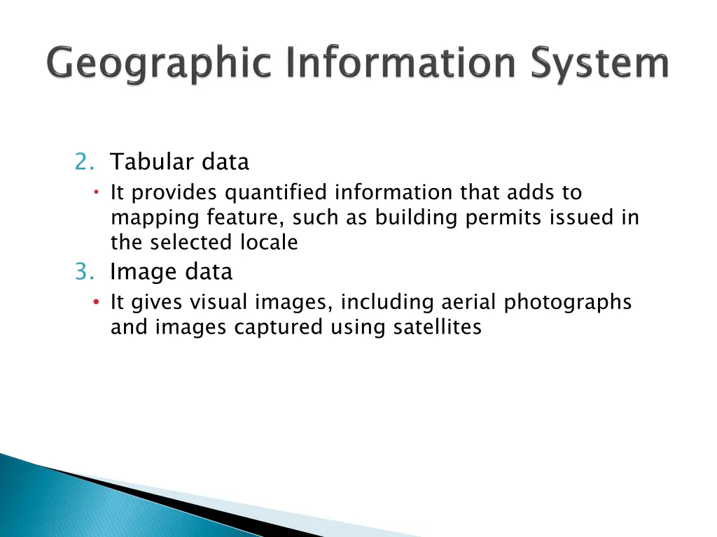 2 tabular data it provides quantified information