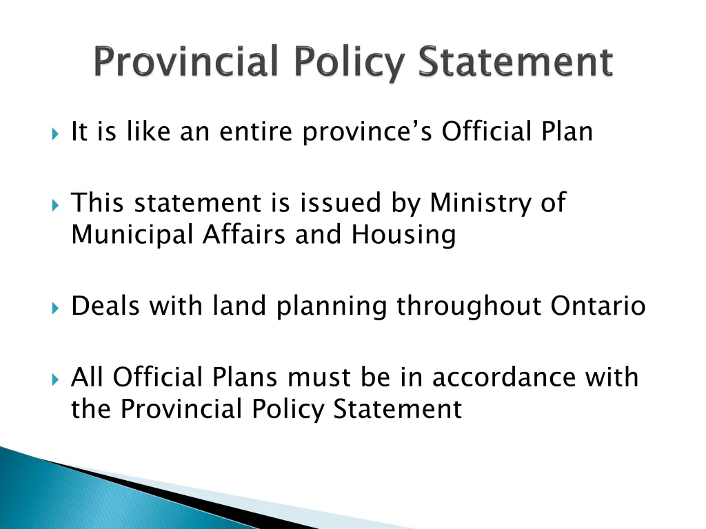 it is like an entire province s official plan