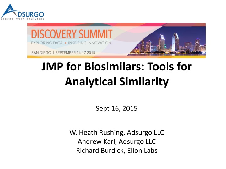 jmp for biosimilars tools for analytical