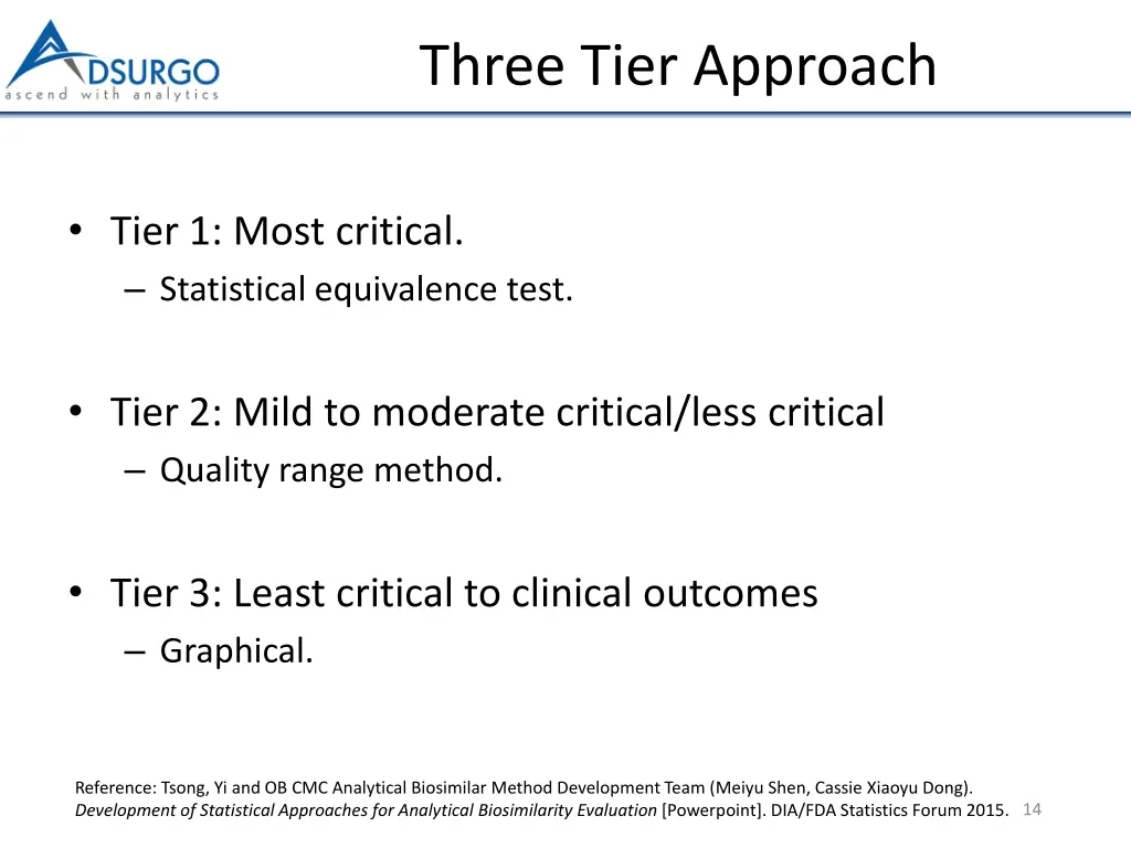 three tier approach