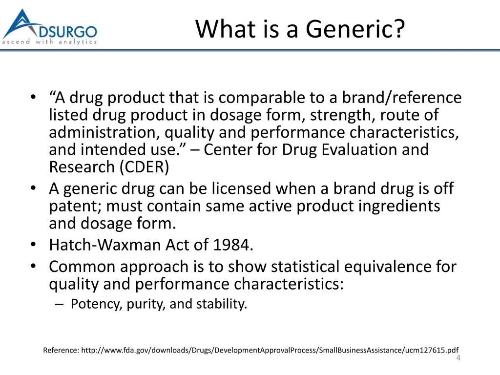 what is a generic