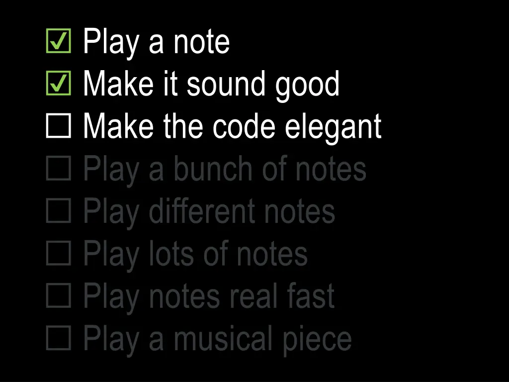 play a note make it sound good make the code 3