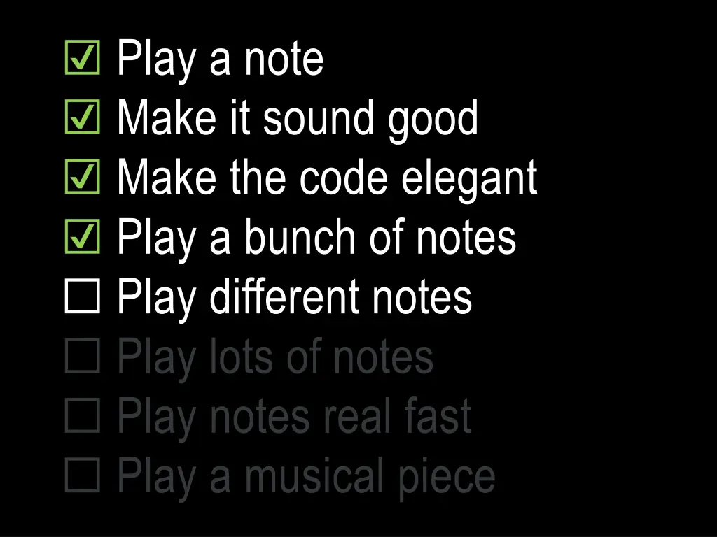 play a note make it sound good make the code 5