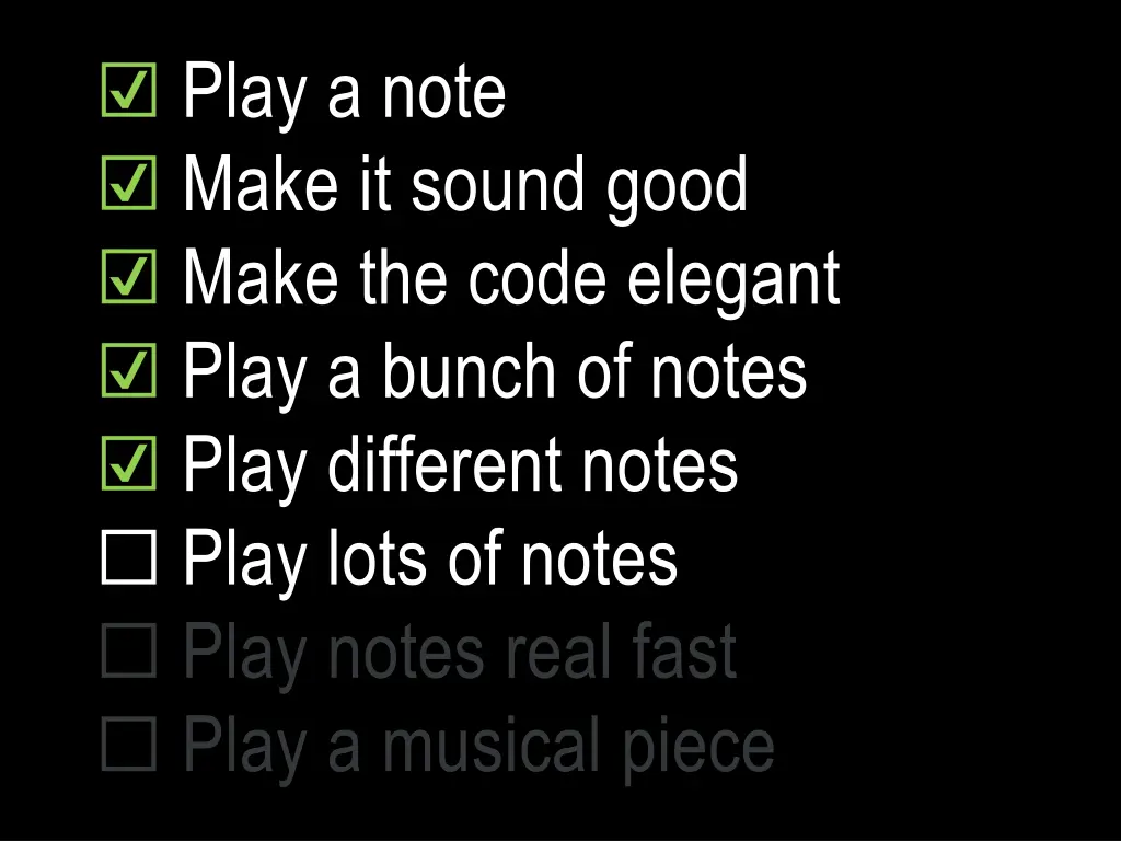 play a note make it sound good make the code 6