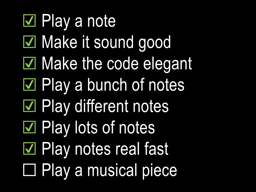 play a note make it sound good make the code 8