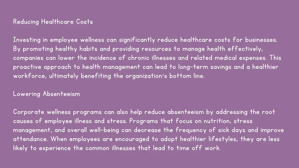 reducing healthcare costs