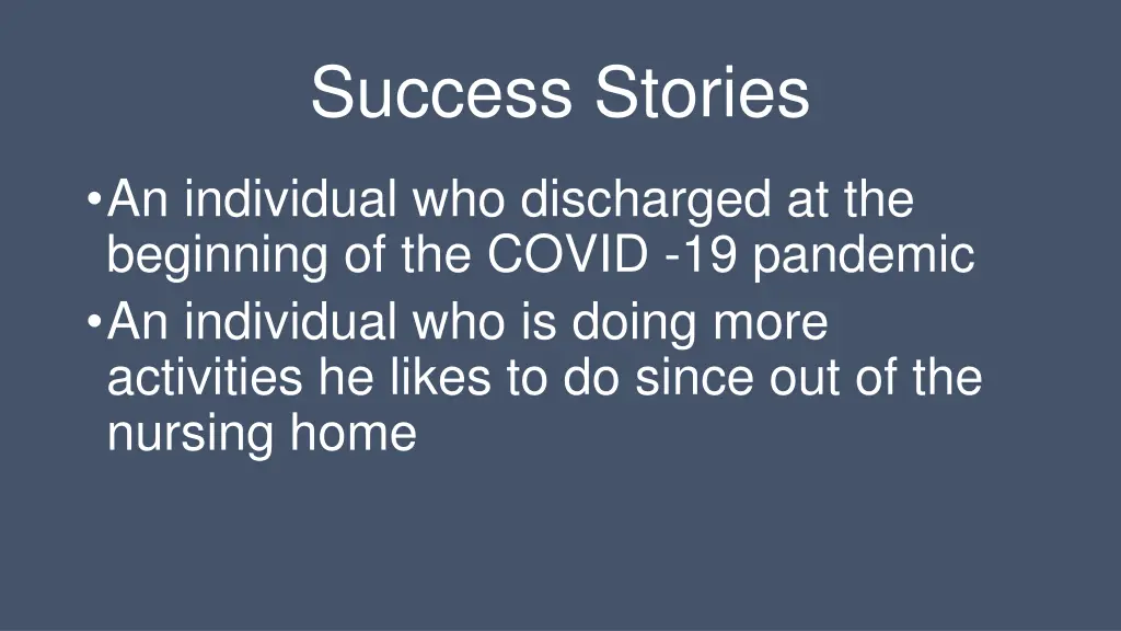 success stories