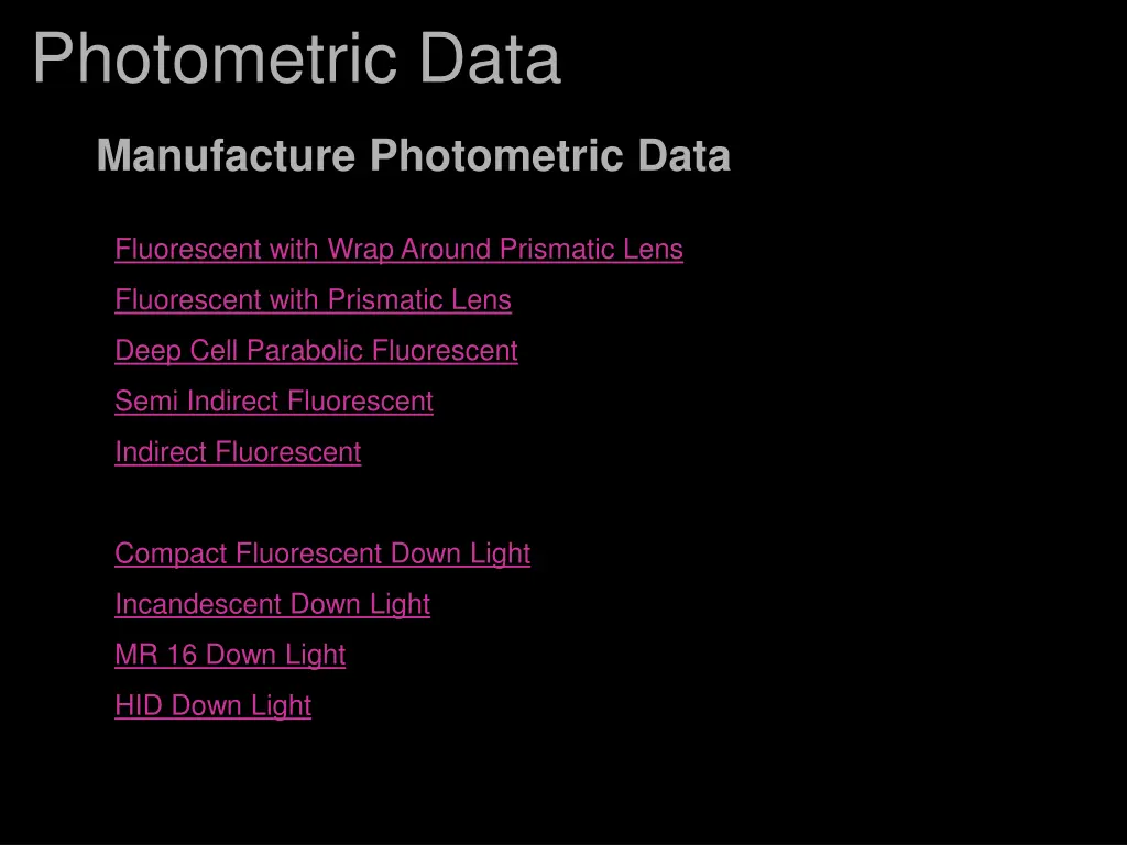 photometric data 14