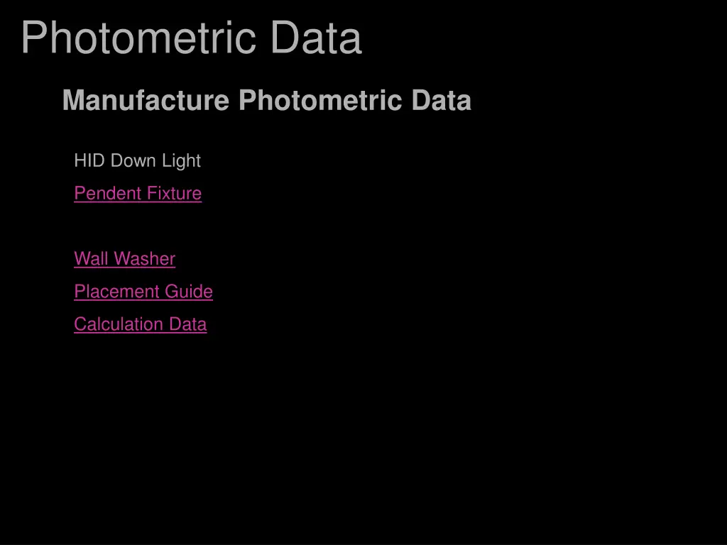 photometric data 15