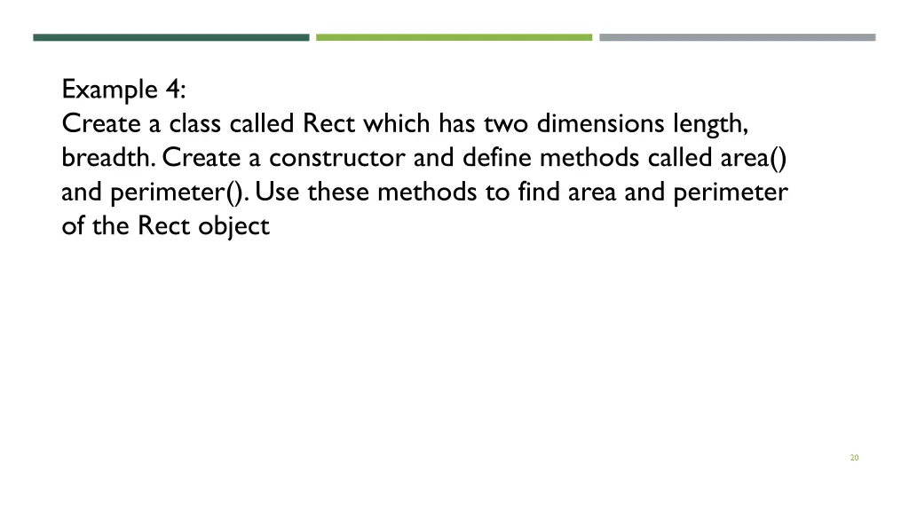 example 4 create a class called rect which