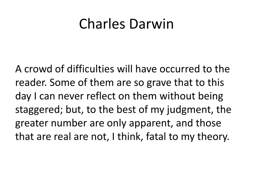 charles darwin