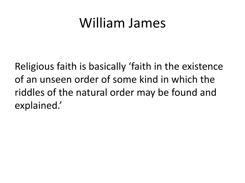 william james