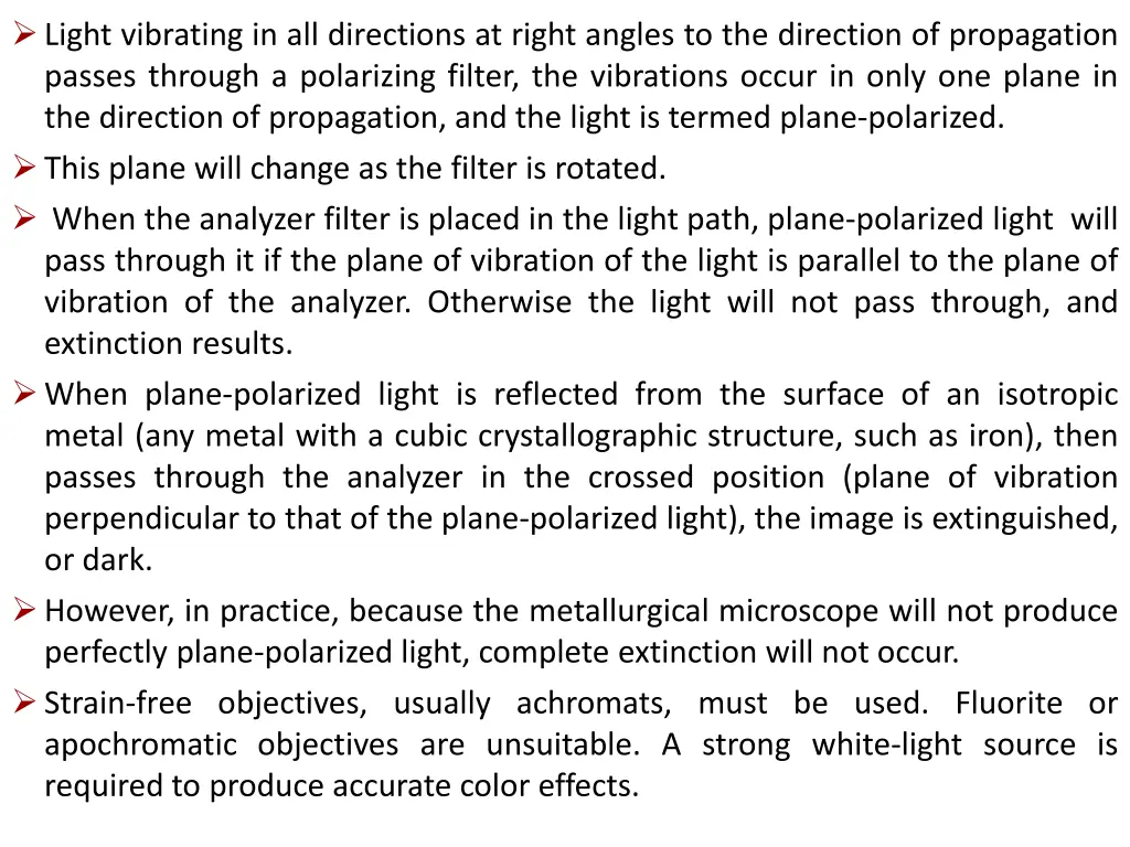 light vibrating in all directions at right angles