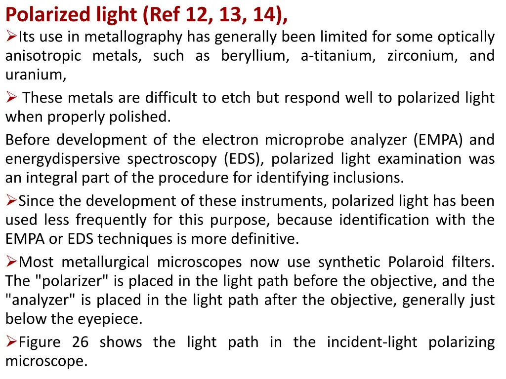 polarized light