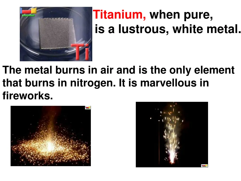 titanium when pure