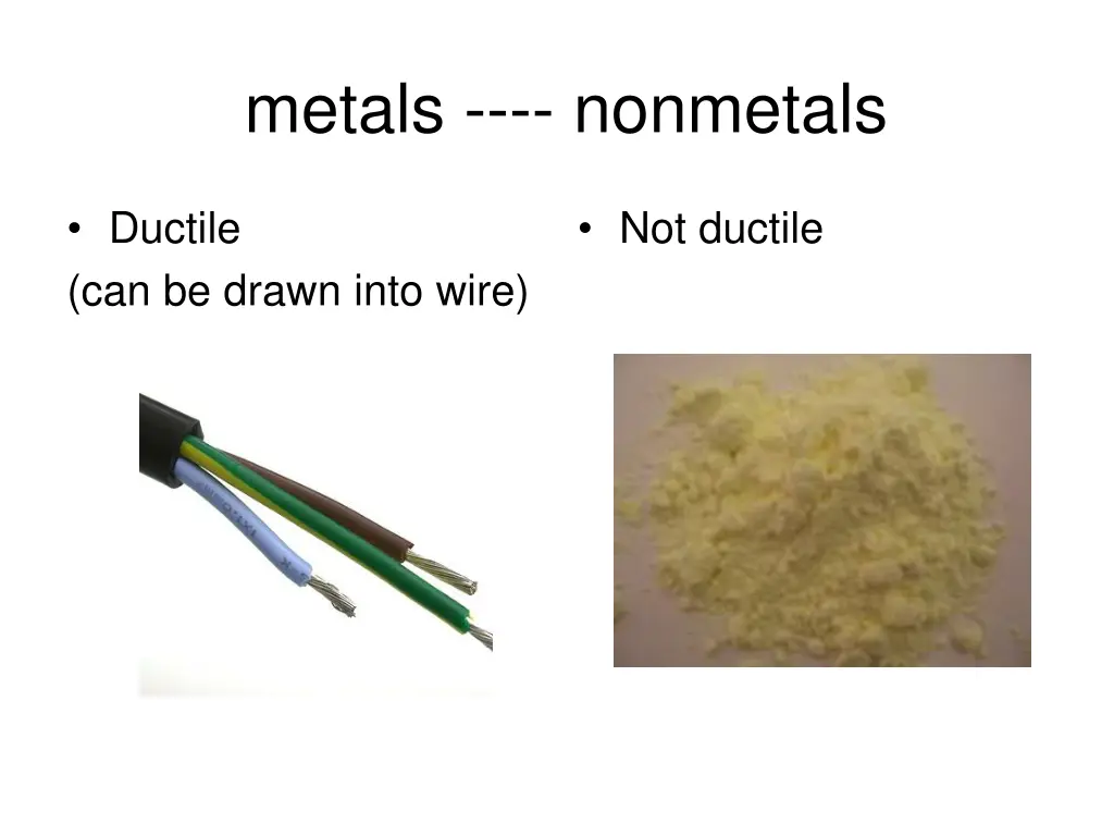 metals nonmetals 2