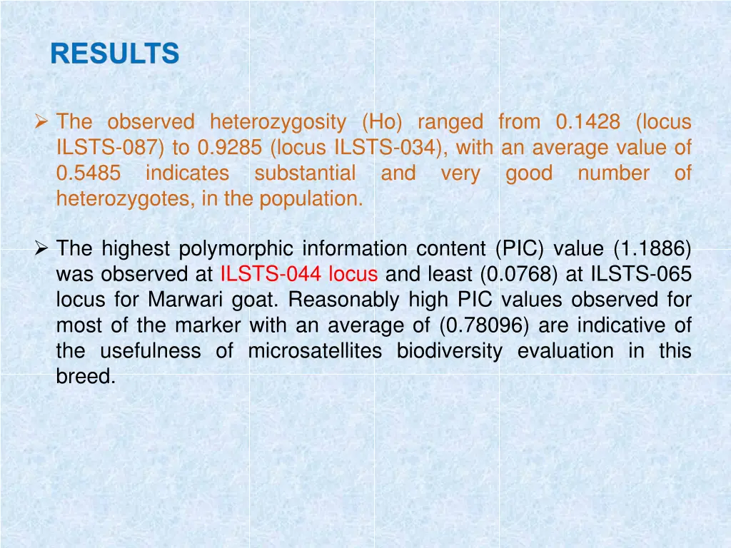 the observed heterozygosity ho ranged from 0 1428