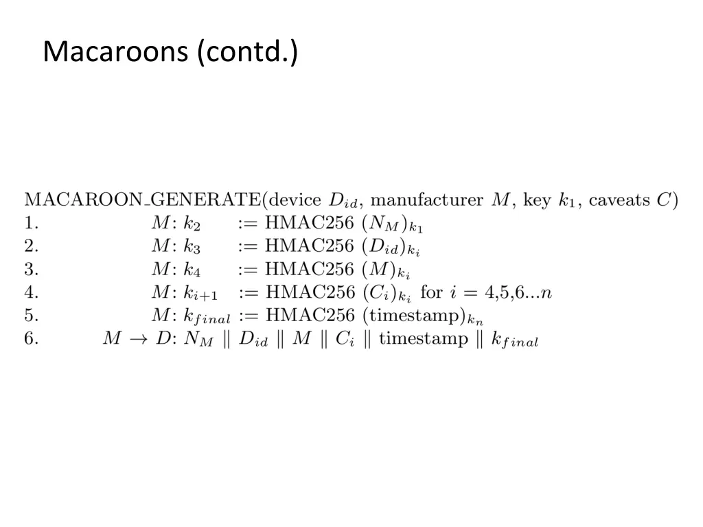 macaroons contd