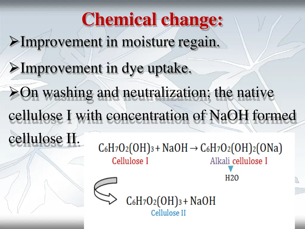 chemical change