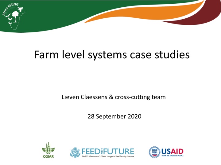 farm level systems case studies