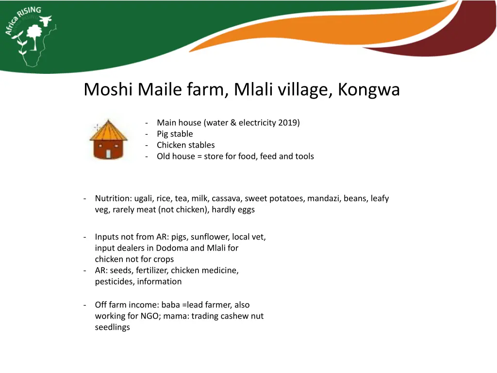 moshi maile farm mlali village kongwa 5