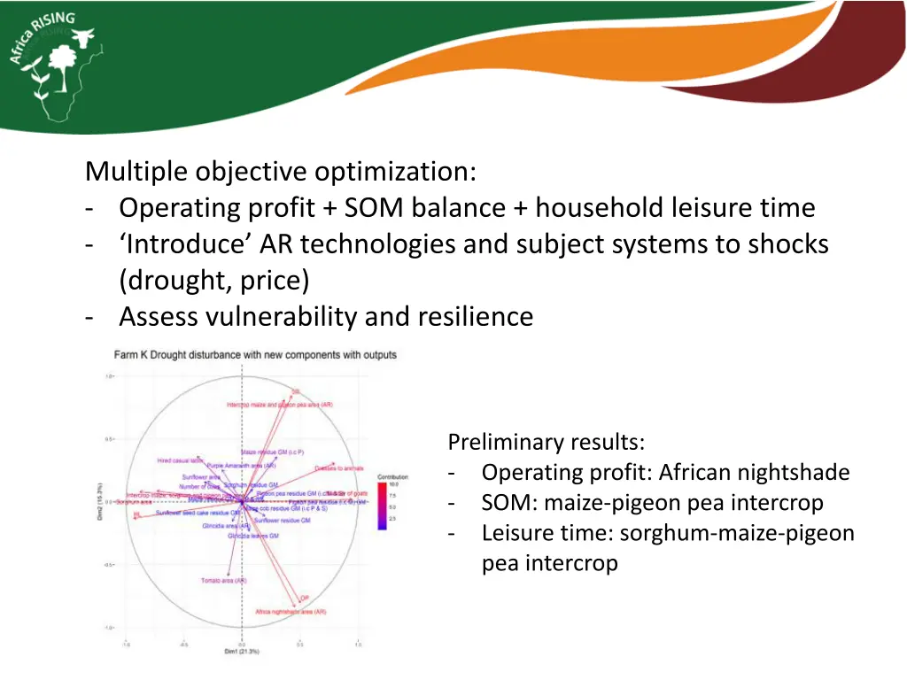 multiple objective optimization operating profit