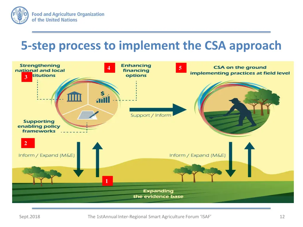 5 step process to implement the csa approach