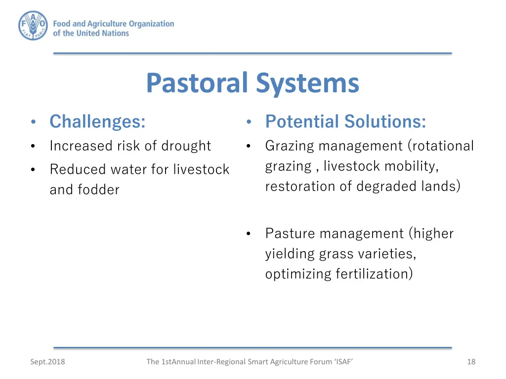 pastoral systems